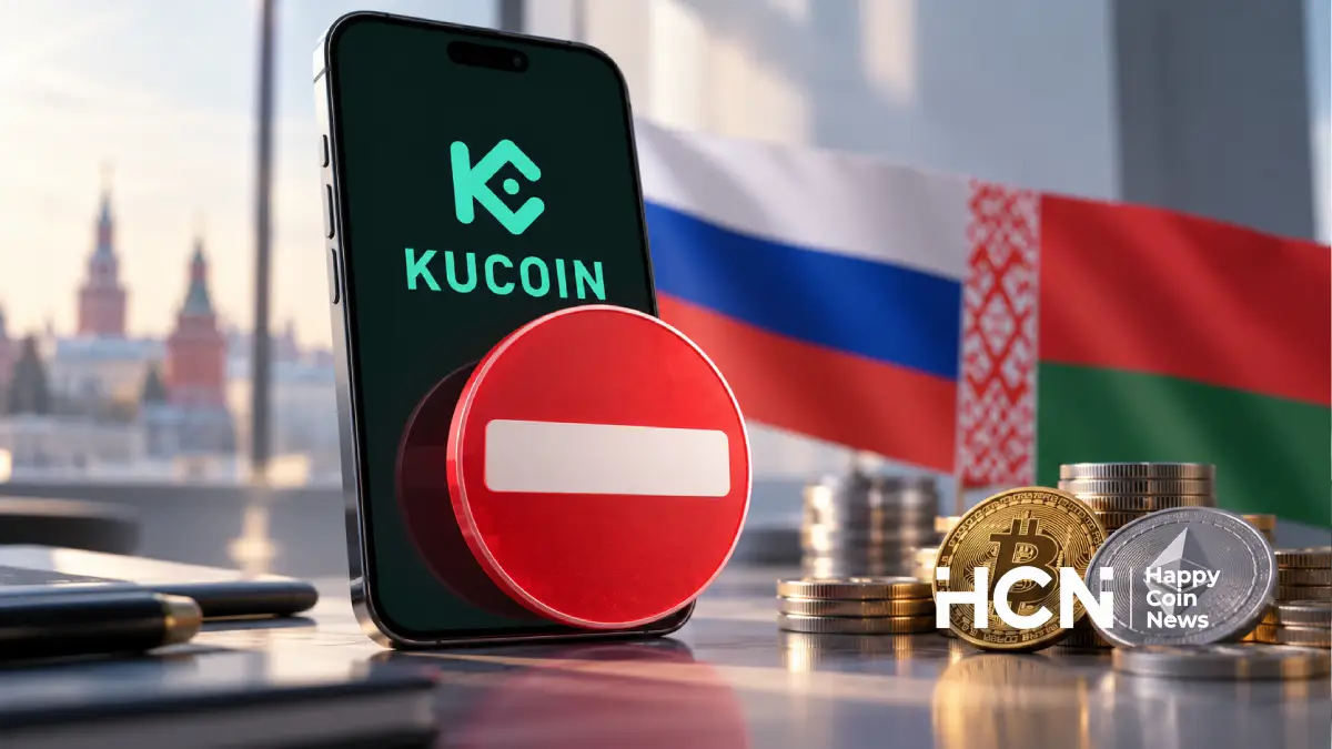 Криптобиржа KuCoin прекратила обслуживание пользователей из России и Белоруссии