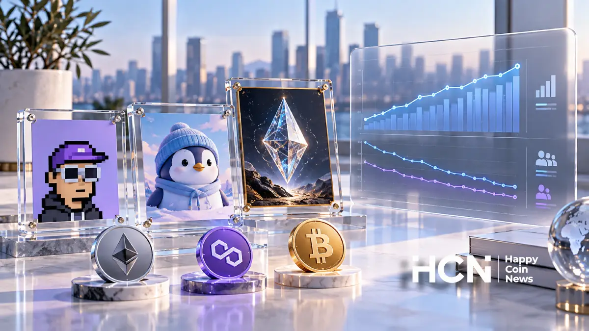 Продажи NFT выросли до $39,85 млн, Pudgy Penguins прибавили 125%