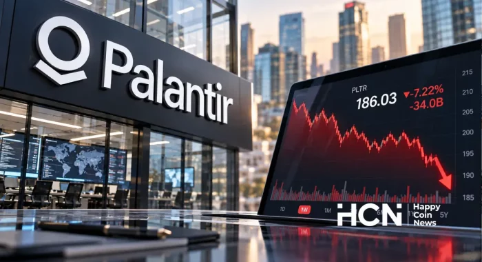 Фондовый рынок в упадке: акции компании Palantir потеряли 11% всего за неделю
