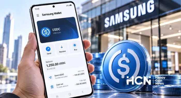 Samsung добавит переводы USDC в кошелёк Wallet для 82 млн устройств Galaxy