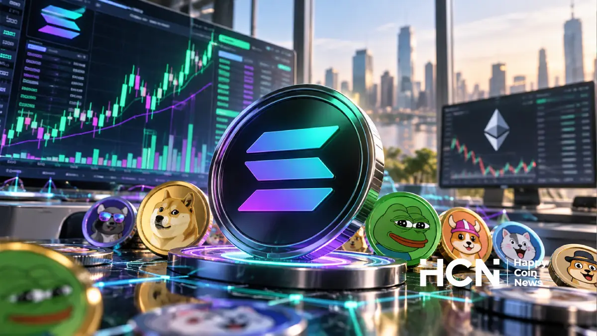 Solana вернула 91% рынка мемкоинов после снижения активности Robinhood Chain