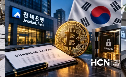 Банк Южной Кореи выдал кредит под биткоин, не принимая BTC на баланс