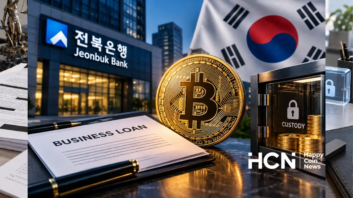 Банк Южной Кореи выдал кредит под биткоин, не принимая BTC на баланс