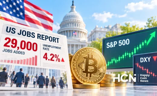 Слабые данные о занятости в США не помешали росту биткоина до $87,000