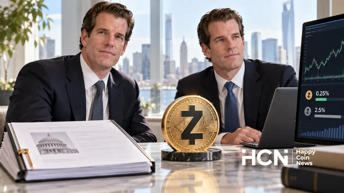Уинклвоссы подали заявку на Zcash-ETF с комиссией в 10 раз ниже, чем у Grayscale